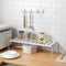 Plastic Kitchen Rack | Telescopic Kitchen Rack | Shopperia