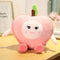 Lifelike Dragon Fruit Peach Plush Toys Fruits Plush Stuffed Plant Shoulder Bags Food Pitaya Doll Pillow Baby Kids Girls Gifts