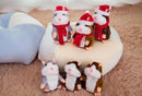 16cm Christmas Talking Hamster Plush Toy Interactive Sound Record Plush Hamster Stuffed Toys for Children Kids Christmas Gift