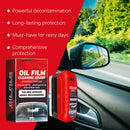 Automotive Oil Film Cleaning Brush, Windshield Cleaner Tool, All In One Wipe On Oil Film Remover, Car Glass Oil Film Cleaner With Reusable Foam Sprayer