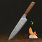 Stainless Steel Kitchen Knife | Leather Steel Knife | Shopperia