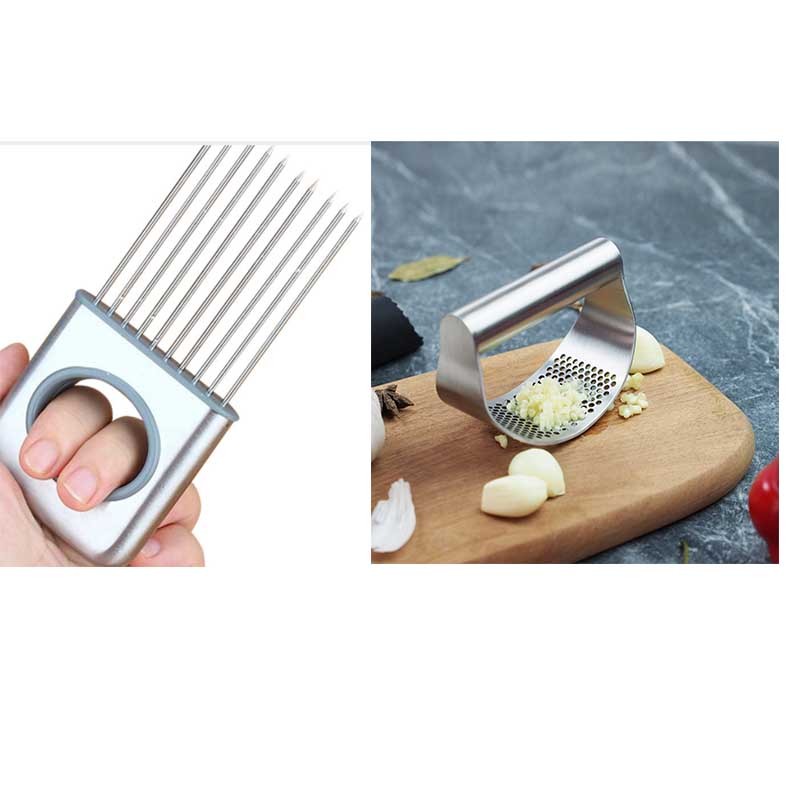 Garlic Press Mincer | Manual Garlic Press | Shopperia