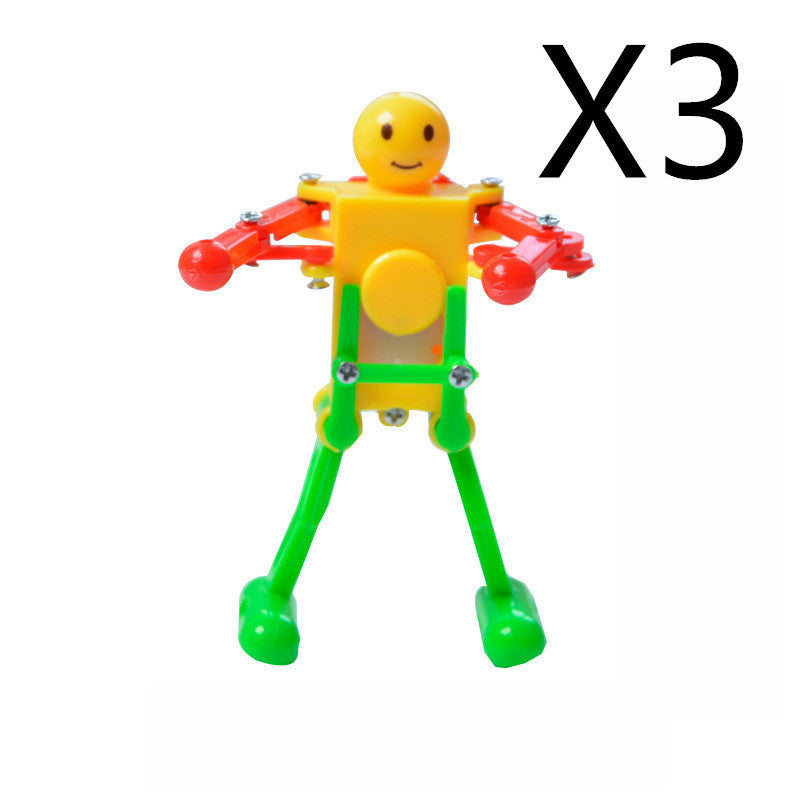 Clockwork Dancing Robot Clockwork Gymnastics Creative Small Toys Novelty Toys Christmas Goods Gift For Kids Fidget Toys