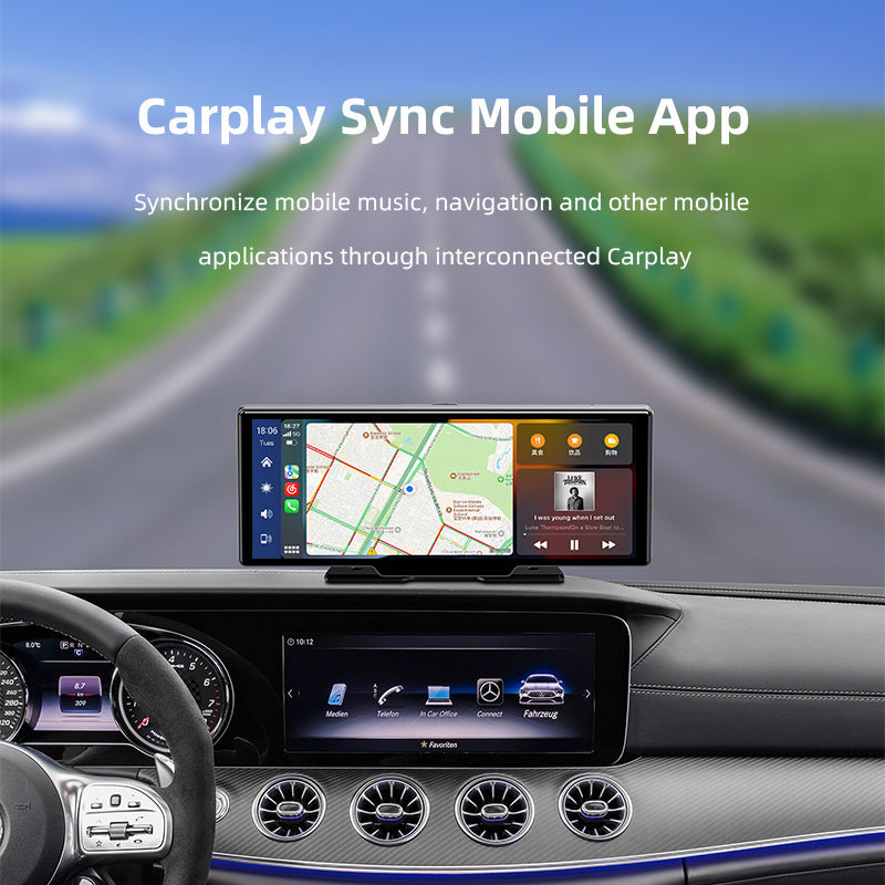 Navigation 10.26 Inch Wireless Carplay And Car Recorder