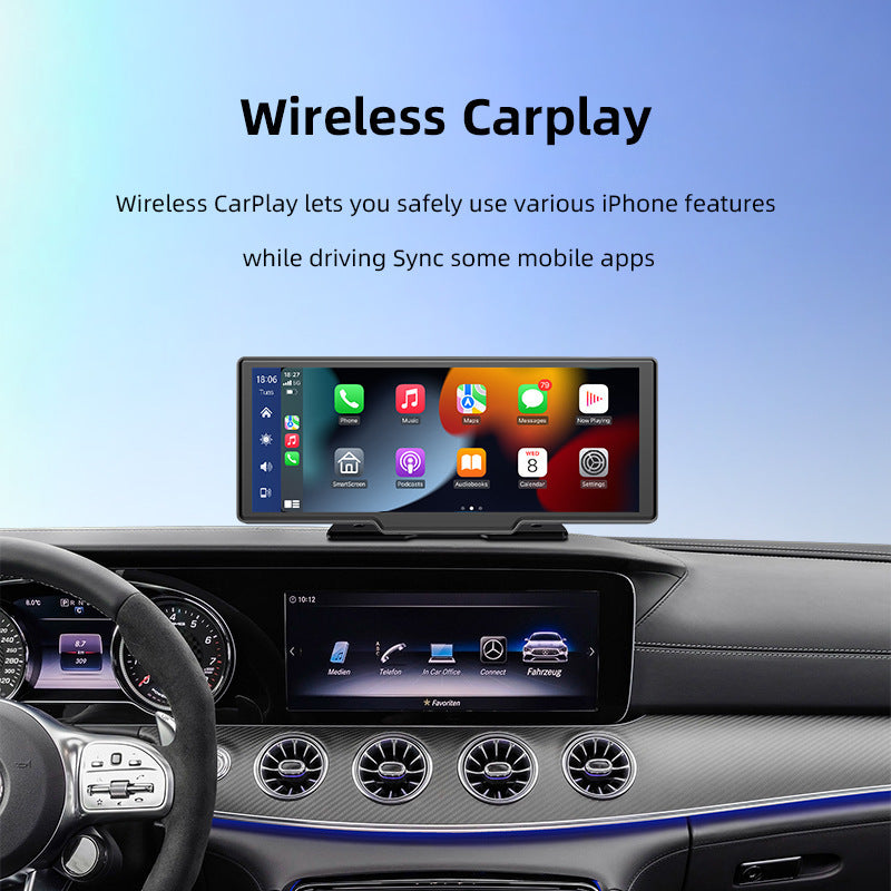 Navigation 10.26 Inch Wireless Carplay And Car Recorder