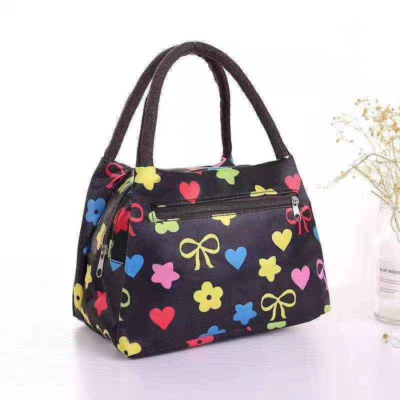 Printed Portable Student Small Cloth Bag Makeup Storage Bag Hand Carrying