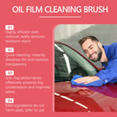 Automotive Oil Film Cleaning Brush, Windshield Cleaner Tool, All In One Wipe On Oil Film Remover, Car Glass Oil Film Cleaner With Reusable Foam Sprayer