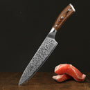 Stainless Steel Kitchen Knife | Leather Steel Knife | Shopperia