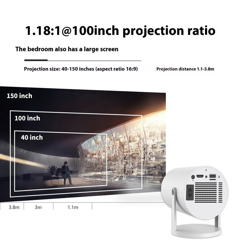 Small Portable Projector | Straight Projector For Home | Shopperia